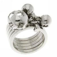 Anello Roberto Giannotti Donna Chiama Angeli in Argento SFA15-14